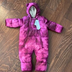 New with tags GAP Baby 100% Recycled Polyester ColdControl Max Puffer One-Piece